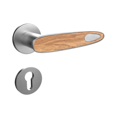 分体执手锁-木纹