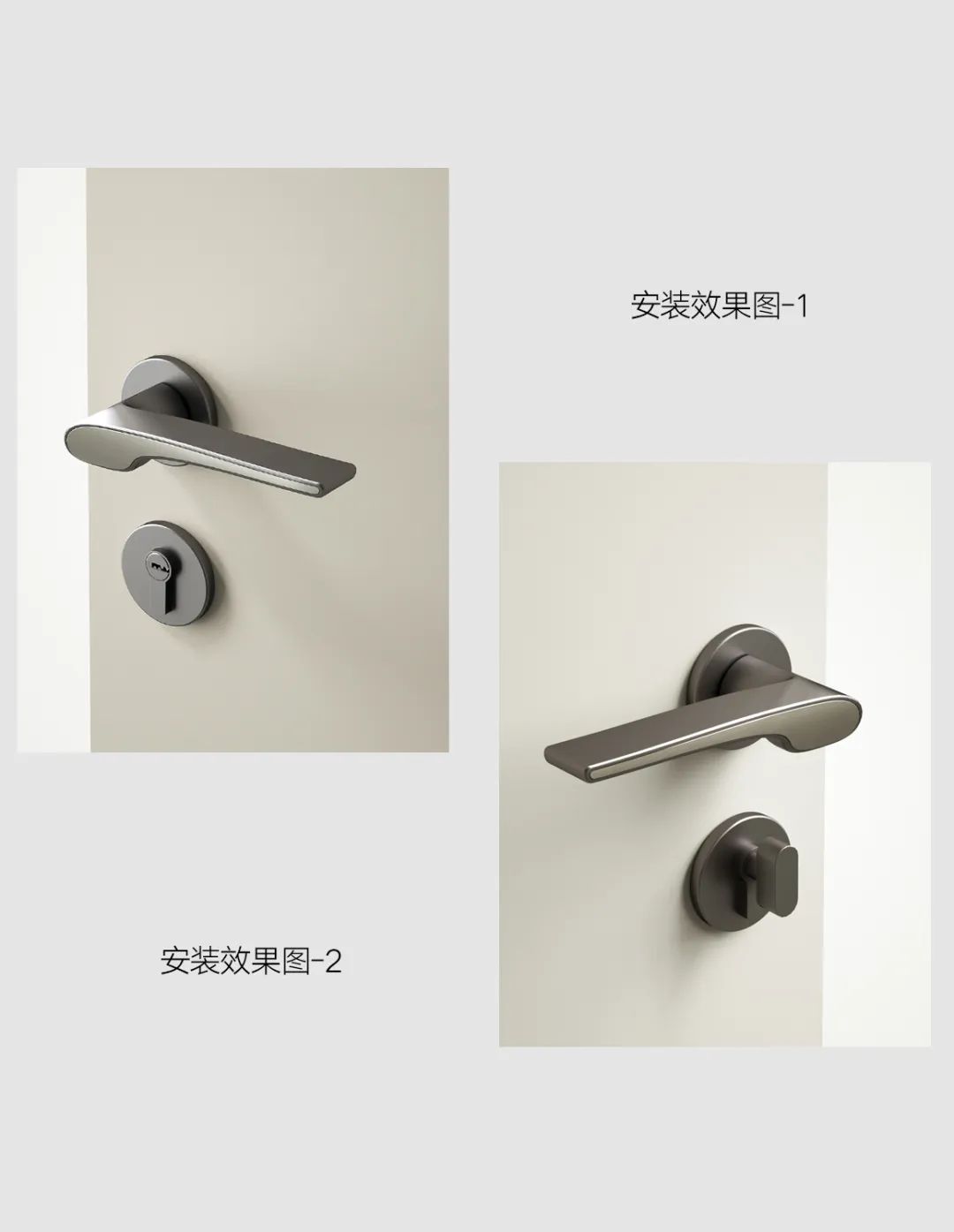 YALIS雅丽斯虎鲸312极简门锁